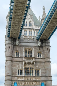 Low angle view of historical building against sky