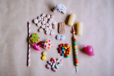 Close-up of multi colored objects