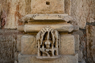 View of buddha statue