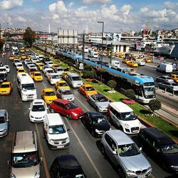 Traffic on road