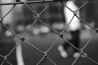 Close-up of chainlink fence