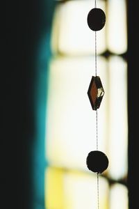 Low angle view of illuminated lamp post