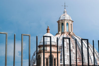 Low angle view of building against sky