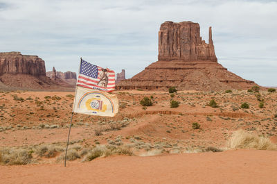 Rock formations in a desert