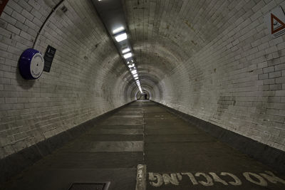 View of subway station