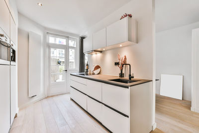 Interior of kitchen