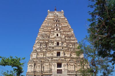 The ancient temple in hampi, karnataka, india