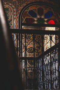 Typical building and details of arab architecture. doors, windows, mosaics, crafts