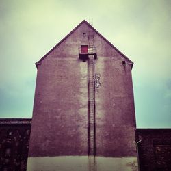 Low angle view of building against sky