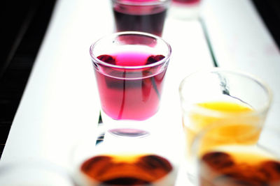 Close-up of tea on table