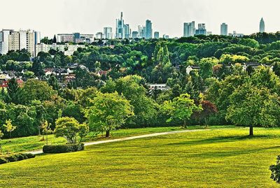 View of city against sky