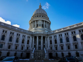 Low angle view of historical building