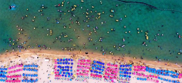 Close-up of multi colored pattern