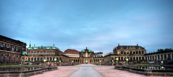 Buildings in city against sky