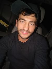 Portrait of young man smiling