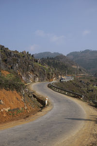 Scenic view of landscape against clear sky