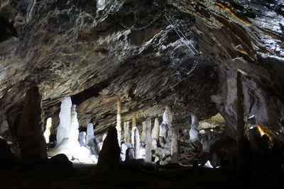 Low angle view of cave