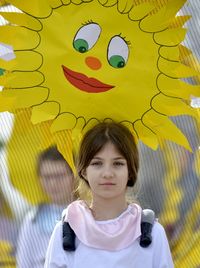 Portrait of smiling girl