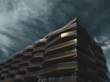 Low angle view of building against sky