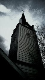 Low angle view of building against sky