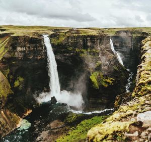 View of waterfall