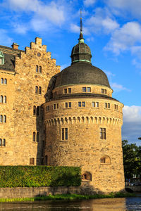 Low angle view of historical building against sky