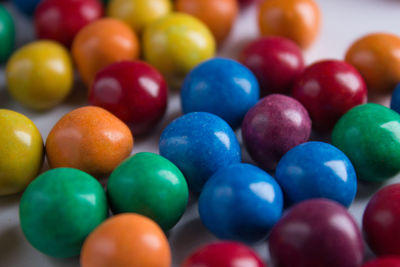 Close-up of multi colored candies