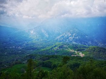 Scenic view of landscape against sky