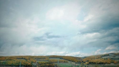 Scenic view of landscape against sky