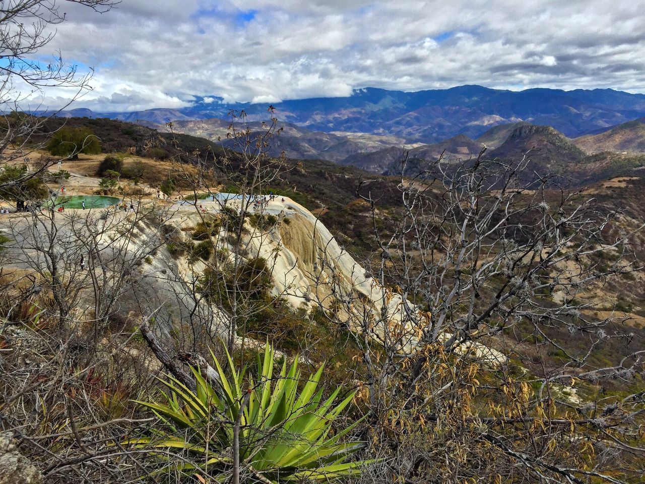 HIGH ANGLE VIEW OF MOUNTAINS