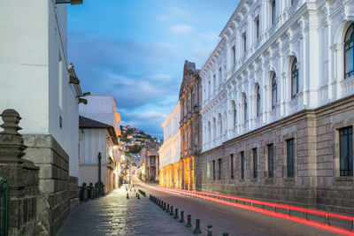 Buildings in city