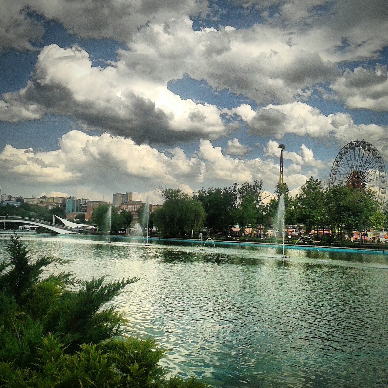 water, sky, tree, cloud - sky, cloudy, waterfront, river, nature, scenics, tranquility, lake, transportation, tranquil scene, beauty in nature, nautical vessel, cloud, reflection, day, weather, outdoors