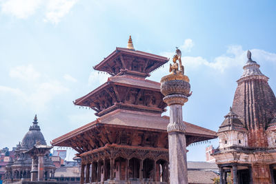 View of old building against sky