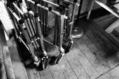 Close-up of wooden wall