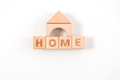 Close-up of stuffed toy over white background