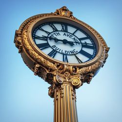Low angle view of clock tower