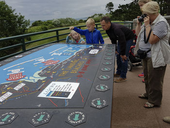 People playing on road