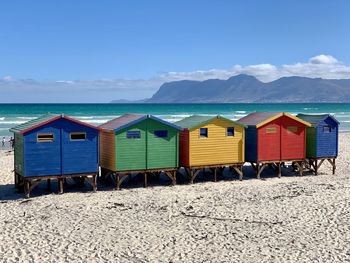 Muizenberg beach huts, cape town