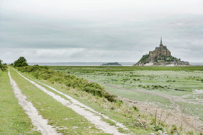 View of church against cloudy sky
