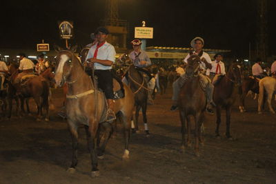 Men with horses