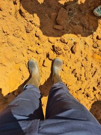 Gumboots in emali kenya red soil