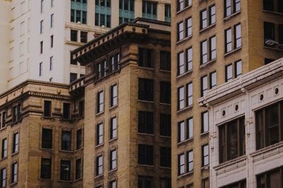 Low angle view of buildings against sky