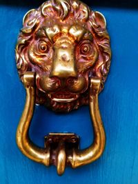 Close-up of ornate door