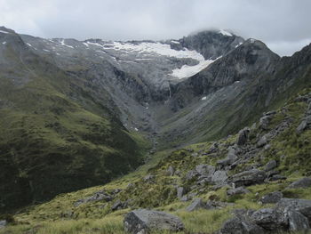 Scenic view of mountains