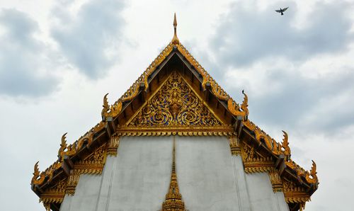 Low angle view of temple