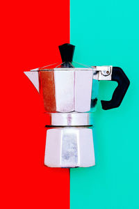 Kitchen accessories. coffee maker minimal art style