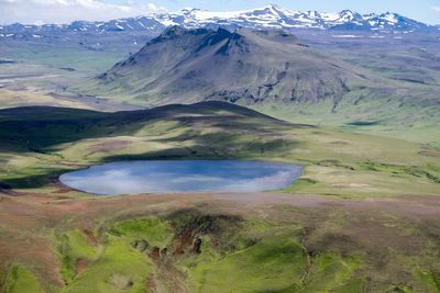 Scenic view of landscape against sky