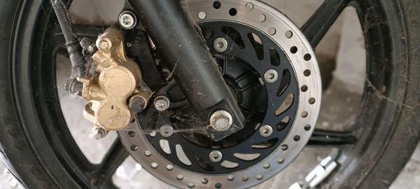 Close-up of vintage car