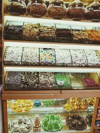 View of vegetables for sale in store