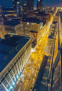 Aerial view of cityscape against sky